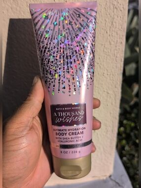 Bath & Body Works A Thousand Wishes Body Cream - Light Pink Holographic